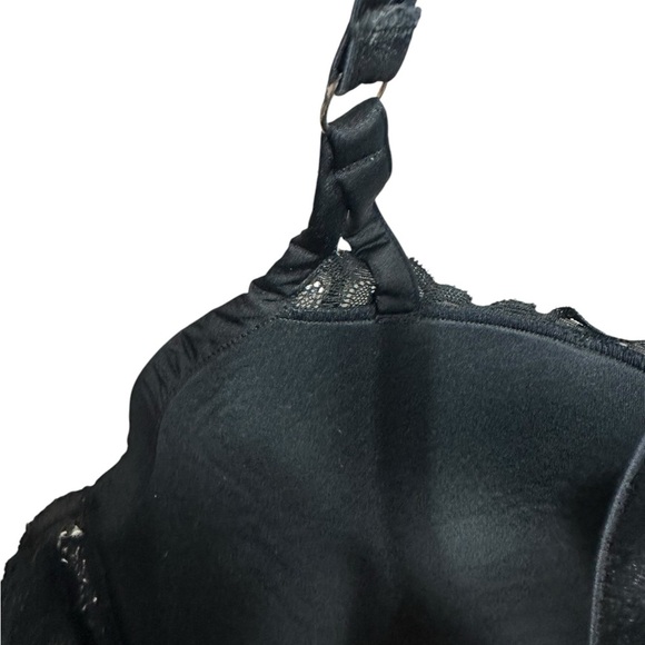 Savage X Fenty Womens Black lace Bra Size 38DDD (F) - Picture 4 of 11